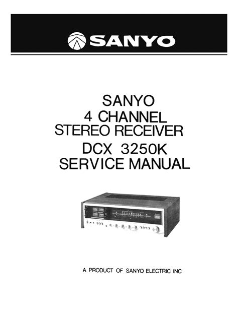 Sanyo 12KLS51 Manual pdf manual